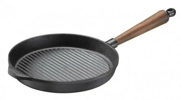 Skeppshult Grillpfanne Mit Walnussgriff, 25 Cm 3 Skeppshult Grillpfanne Mit Walnussgriff, 25 Cm