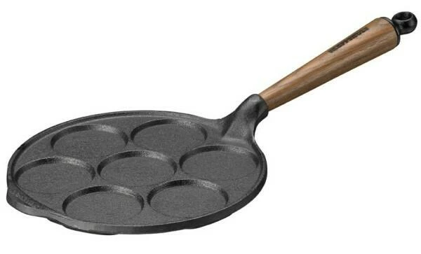 Skeppshult Eierpfanne Für 7 Pfannkuchen Mit Walnussgriff