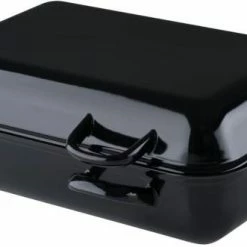 Riess Emaille Riess Doppelbräter In Schwarz Aus Emaille