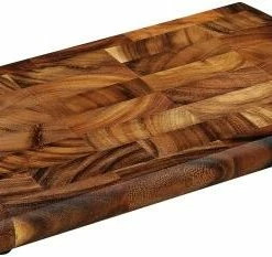 Zassenhaus Hackblock Aus Akazienholz 40 X 25 X 3 Cm