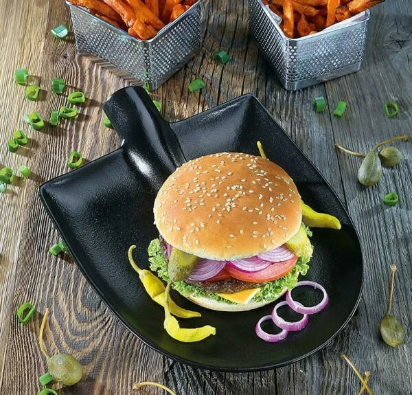 Zassenhaus Steak- Und Servierteller Worker Rund 30 X 22 Cm – Bild 2