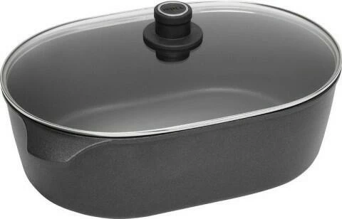 Woll Jumbobräter Nowo Titanium Mit Sicherheitsglasdeckel