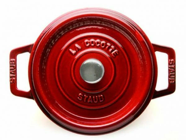 Staub Cocotte Rund Aus Gusseisen In Grenadine 26, 24 Cm / 12 Cm/ 5,2 Liter – Bild 5