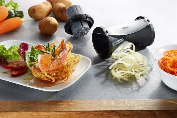 GEFU Spiralschneider SPIRELLI 2.0 Mit Gemüsehalter – Bild 8