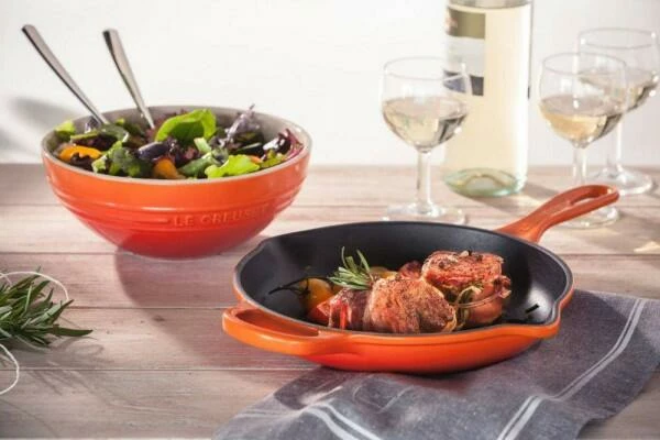 Le Creuset Brat- Und Servierpfanne Signature In Marseille 23 Cm / 17,5 Cm – Bild 3