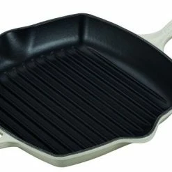 Le Creuset Grillpfanne Signature Quadratisch In Meringue