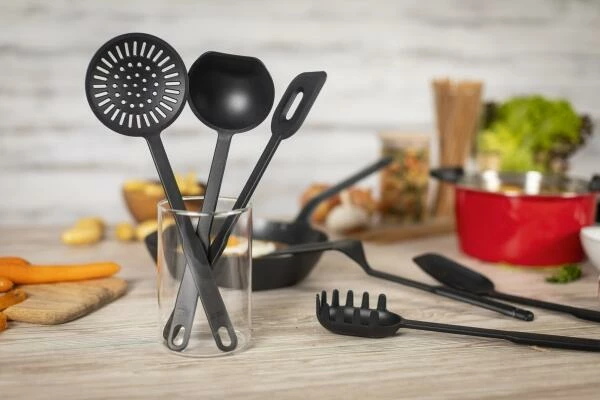 Kuhn Rikon Swiss Schöpflöffel Antihaft Schwarz – Bild 3