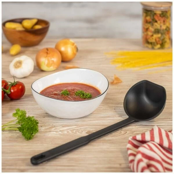 Kuhn Rikon Swiss Schöpflöffel Antihaft Schwarz – Bild 2
