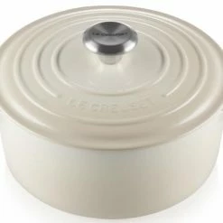Le Creuset Bräter Signature Rund In Meringue 31 Cm / 7,0 L / Oval
