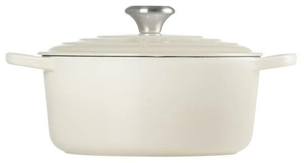 Le Creuset Bräter Signature Rund In Meringue 20 Cm / 2,4 L – Bild 2