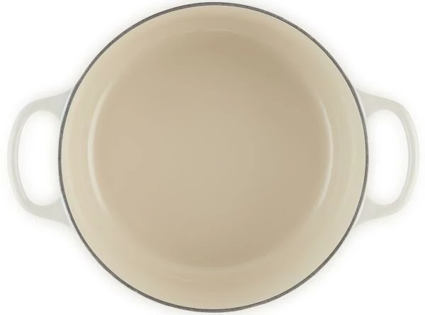 Le Creuset Bräter Signature Rund In Meringue 31 Cm / 7,0 L / Oval – Bild 4