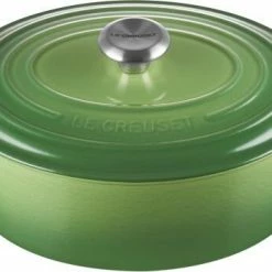 Le Creuset Bräter SIGNATURE Oval In Bamboo Green 29 Cm / 4,7 L