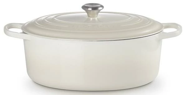 Le Creuset Bräter Signature Oval In Meringue 33 Cm / 7,5 L – Bild 2
