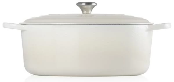 Le Creuset Bräter Signature Oval In Meringue 33 Cm / 7,5 L – Bild 3