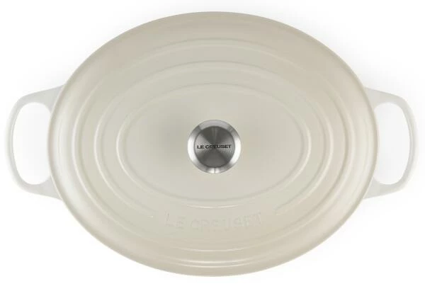 Le Creuset Bräter Signature Oval In Meringue 33 Cm / 7,5 L – Bild 4