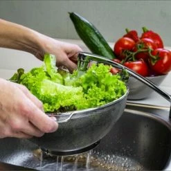 Lurch Standsieb Ø25cm -Staub Cocotte SHOP 215 RS4066 210281 Standsieb 25cm Edelstahl Motiv 2 scr 1