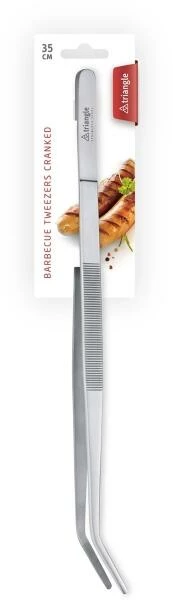 Triangle Grillpinzette Gekröpft, 35cm – Bild 3