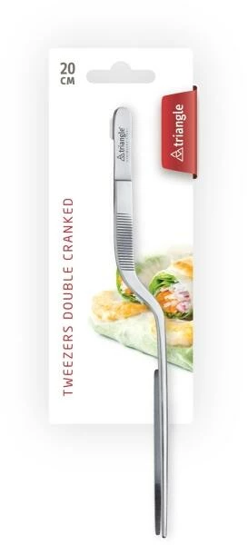 Triangle Pinzette Zweifach Gekröpft, 20 Cm – Bild 2