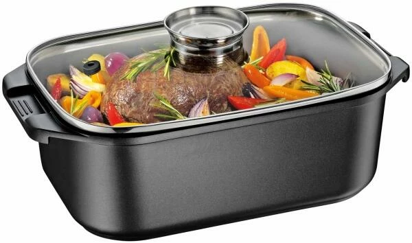 Küchenprofi Aromabräter & Dampfgarer In Schwarz