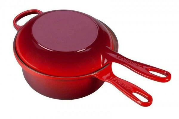 Le Creuset Marmitout In Kirschrot 2 In 1