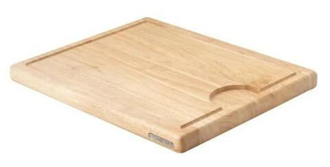 Continenta Tranchierbrett Aus Gummibaumholz 42 X 34 X 2,7 Cm