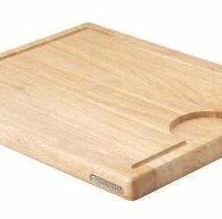 Continenta Tranchierbrett Aus Gummibaumholz 37 X 29 X 2,7 Cm