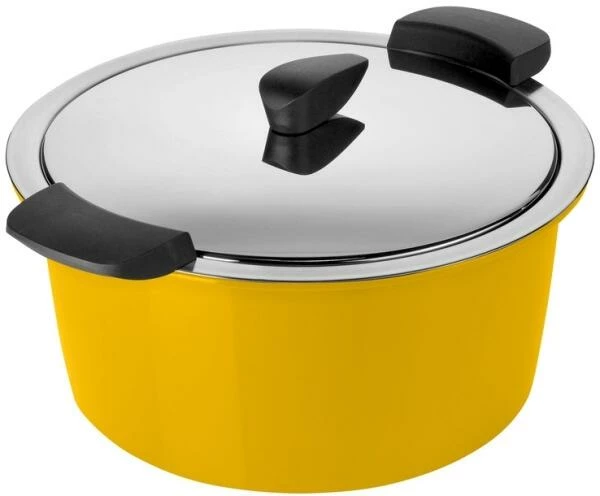 Kuhn Rikon Hotpan Servierkochtopf In Gelb 14 Cm / 1 L