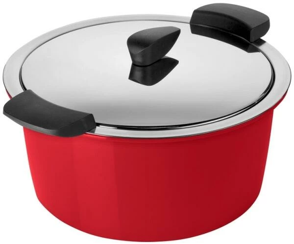 Kuhn Rikon Hotpan Servierkochtopf In Rot 22 Cm / 3 L