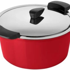 Kuhn Rikon Hotpan Servierkochtopf In Rot 14 Cm / 1 L
