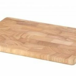 Continenta Schneidebrett Aus Gummibaum Stirnholz 35 X 25 X 2 Cm