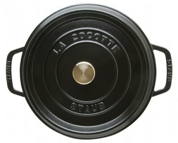 Staub Cocotte Rund Aus Gusseisen In Schwarz 12 Cm / 0,4 Liter – Bild 5