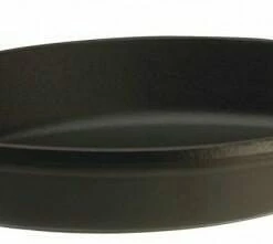 Staub Auflaufform Oval Aus Gusseisen In Schwarz 37 X 28,4 Cm
