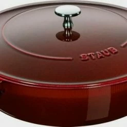 Staub Bräter Mit Chistera Drop-Structure In Grenadine 28 Cm/3,7 L