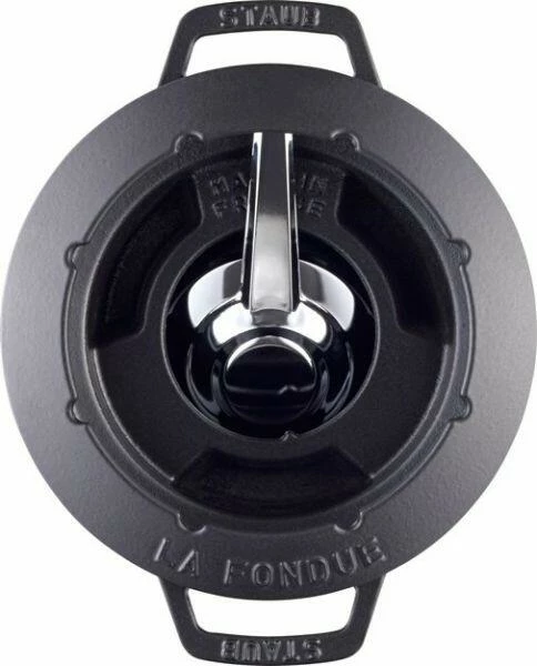 Staub Fondueset Aus Gusseisen In Schwarz 20 Cm / 12,5 Cm / 11,6 Cm / 2,3 L 6 Staub Fondueset Aus Gusseisen In Schwarz 20 Cm / 12,5 Cm / 11,6 Cm / 2,3 L – Bild 4