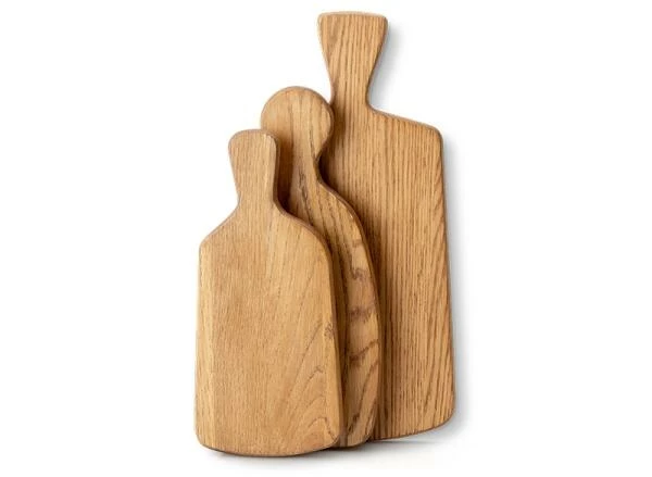 Continenta Schneidebrett Aus Eichenholz Mit Griff 34,5 X 16,5 X 1,5 Cm – Bild 5