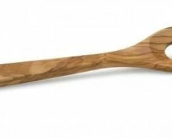 Continenta Kochlöffel Mit Ecke Und Loch Aus Olivenholz