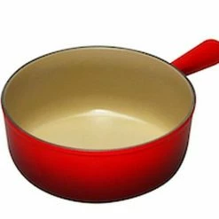 Le Creuset Caquelon Aus Gusseisen In Kirschrot 18 Cm / Ca. 1,4 Liter