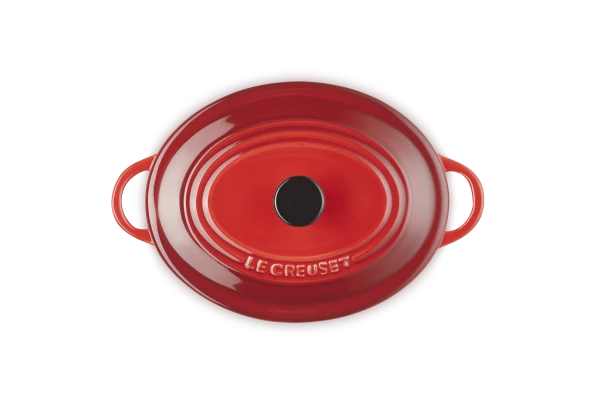 Le Creuset Mini Cocotte Oval In Kirschrot – Bild 4