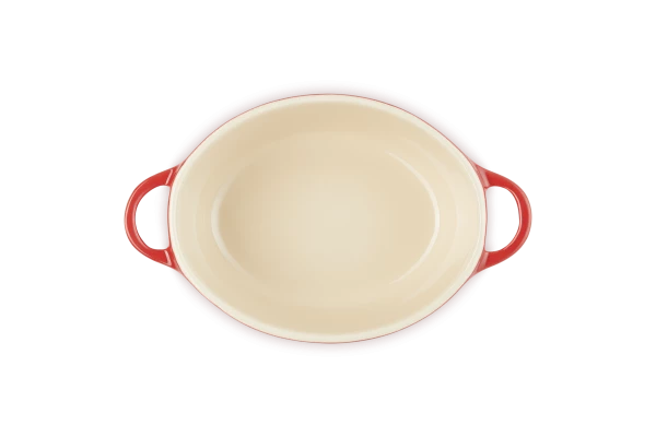 Le Creuset Mini Cocotte Oval In Kirschrot – Bild 5