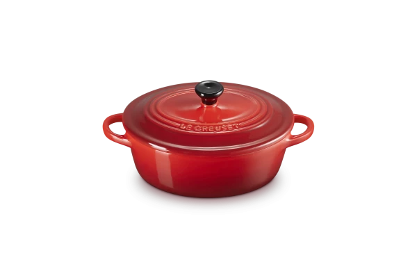Le Creuset Mini Cocotte Oval In Kirschrot – Bild 3