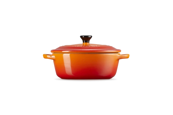 Le Creuset Mini Cocotte Oval In Ofenrot – Bild 4