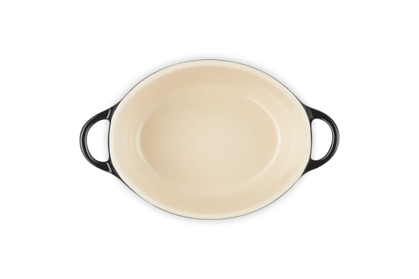 Le Creuset Mini Cocotte Oval In Schwarz – Bild 2