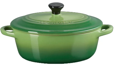Le Creuset Mini Cocotte Oval In Bamboo Green