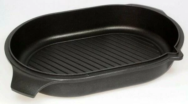 AMT Gastroguss AMT Bräter 32 X 22 Cm Aus Aluguss Für Induktion Bräterunterbau – Bild 3