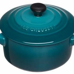 Le Creuset Mini Cocotte In Deep Teal