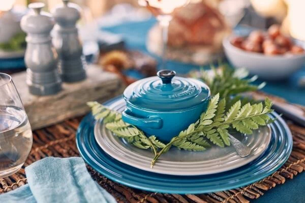 Le Creuset Mini Cocotte In Deep Teal – Bild 2