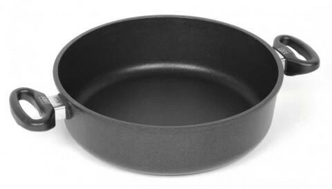 AMT Gastroguss AMT Schmortopf Aus Aluguss Für Induktion 32 Cm / 27 Cm / 9 Cm