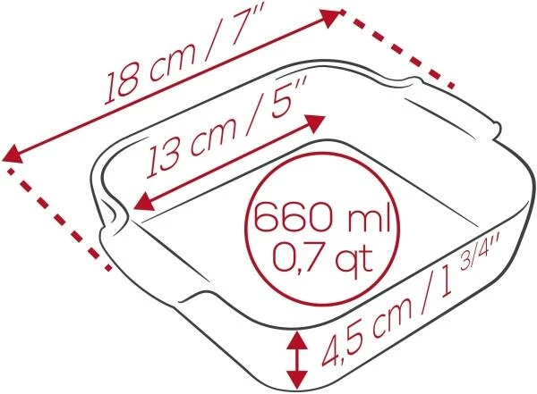 Appolia Auflaufform Quadratisch In Ecru 28 Cm / 2,7 Liter – Bild 10
