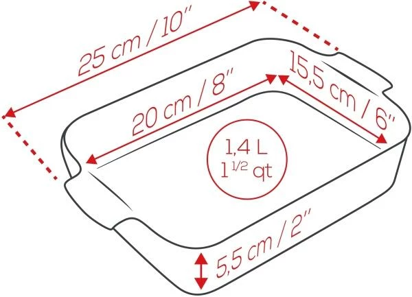 Appolia Auflaufform Rechteckig In Ecru 32 Cm / 2,7 Liter 10 Appolia Auflaufform Rechteckig In Ecru 32 Cm / 2,7 Liter – Bild 8