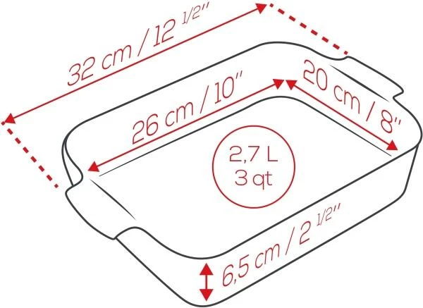 Appolia Auflaufform Rechteckig In Ecru 32 Cm / 2,7 Liter 11 Appolia Auflaufform Rechteckig In Ecru 32 Cm / 2,7 Liter – Bild 9